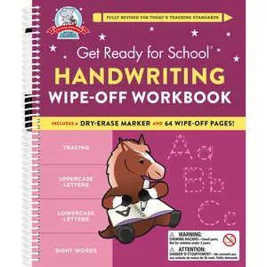 Get Ready for School: Handwriting Wipe-Off Workbook