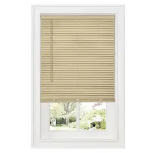 Achim DSG231LT06 31 x 64 in. GII Deluxe Sundown Cordless Room Darkening Vinyl Mini Blind with 1 in. Slats, Latte
