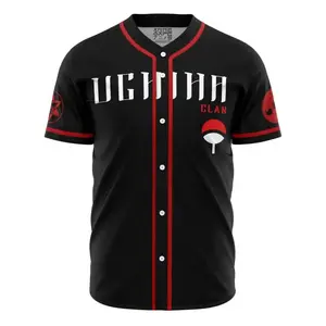 Sasuke Uchiha Shippuden Baseball Jersey | For all ages Adults and Children Cool Summer Ape Anime Vibes for Men & Fans