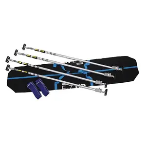 Trimaco  144 in. E-Z Up Dust Containment Pole Kit for Paint, Black & Silver