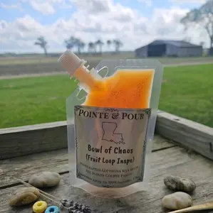 Pointe & Pour Bowl Of Chaos (Fruity Loop Inspo) Blossom Squeezable Wax Melt Handcrafted Louisiana Fragrance