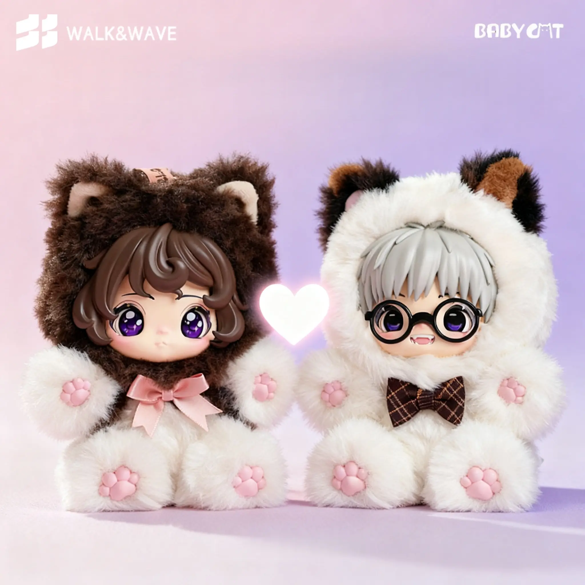 Babycat Series Plush toy Blind box, Romantic gift box for her&him,decoration Stuffed Toys soft dolls for home sofa & bed& bag Blindbag Surprise Set Sealed Hobby Box plushies