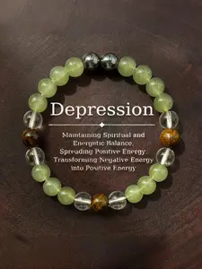Boho Style Beaded Bracelet, Vintage Stone Beaded Transforming Negative Energy Bracelet for Women & Men, Fashion Accessories for Daily Wear, Boho Style Jewelry, Bohemian Bracelets, for Birthday Gift