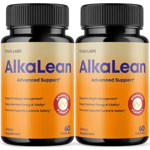 (2 Pack) Alkalean Advanced Energy Support Formula Alka Lean 120 Caps