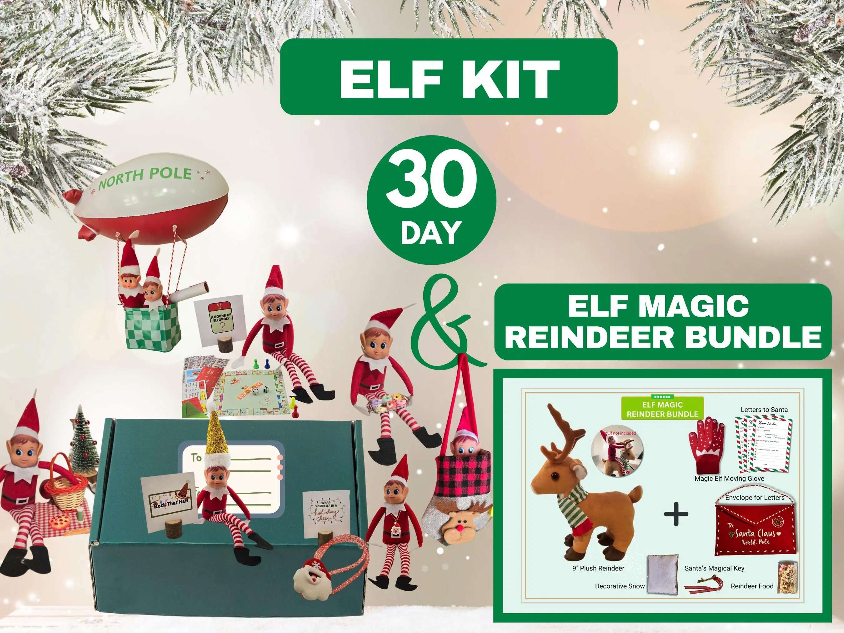 30 Day Elf Kit + Reindeer Bundle