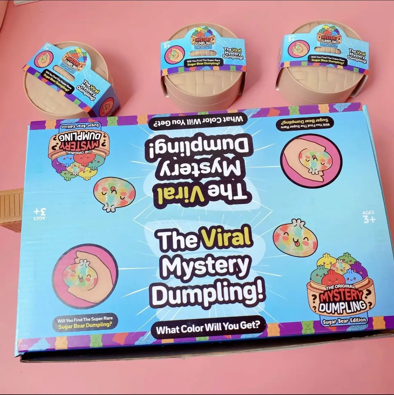 The viral mystery dumpling sugar bear edition squishy