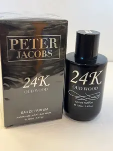 Peter Jacobs 24K OUD WOOD Homme 3.4 oz Eau de Parfum for Men Regular Edition Sealed Box