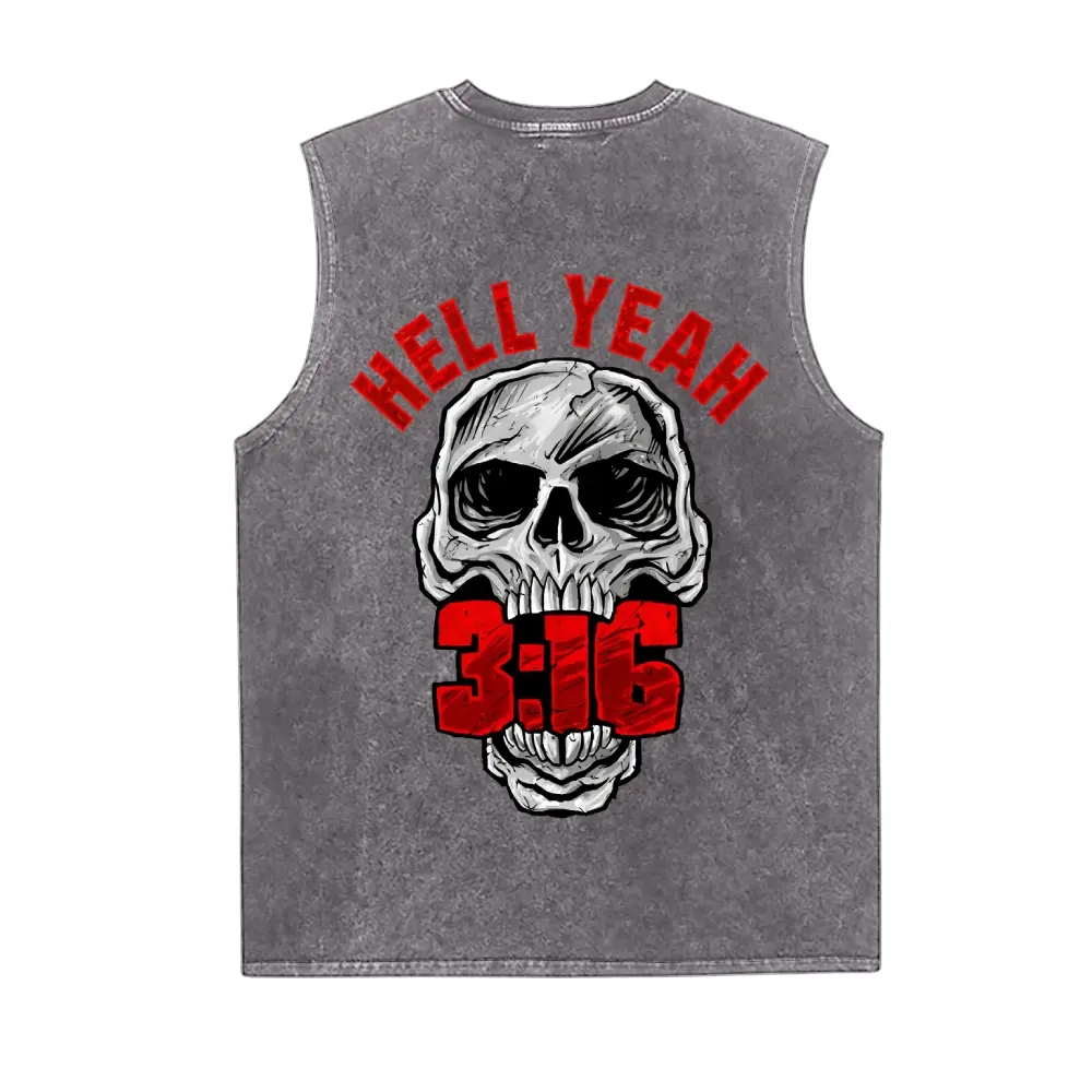 WWE Stone Cold Steve Austin  Vintage Tank 90s Graphic Sleeveless Tank Tops Men Vest Streetwear Outfits Men Vacation Outfits Sleeveless Shirt