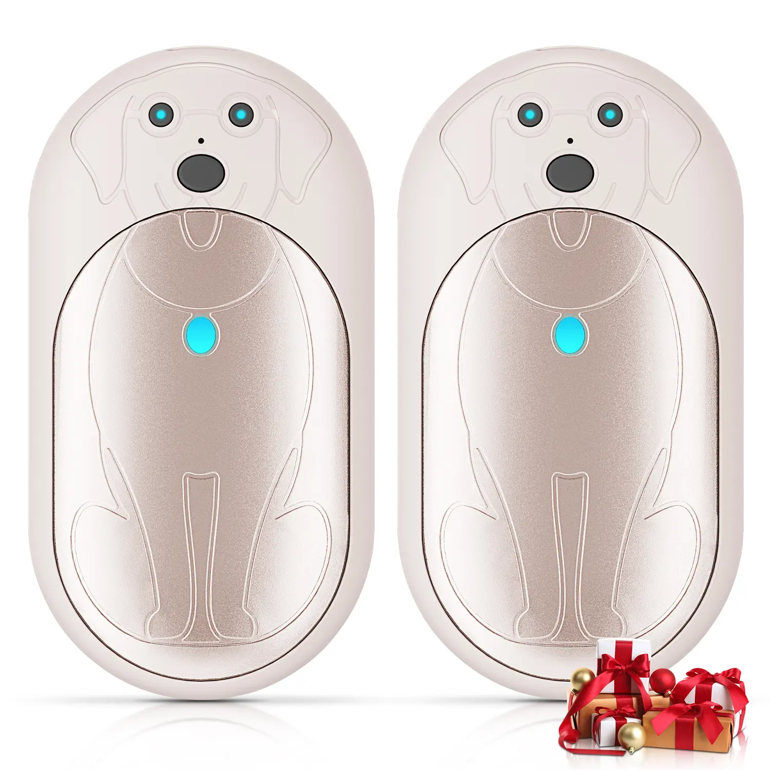 Lepwings Hand Warmers, 2-Pack Rechargeable Gift Set, Portable & Pocket-Friendly Design with 6000mAh Battery, 20H Heat and Safety Protection, Winter Skiing Gear for Adults, Compact, Heartfelt Present