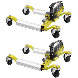 GARVEE Car Wheel Dolly Set of 2 with 1500LBS Capacity, Featuring Hydraulic Tire Jack for Effortless Vehicle Positioning, Ideal for Trucks, RVs, and Trailers, Durable and Reliable for All Your Automotive Needs.