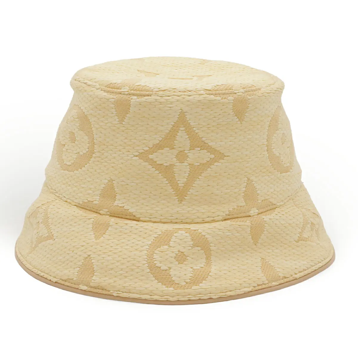 Pre-owned Louis Vuitton Cotton Small Leather Goods Monogram Bucket Hat