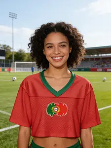 Portugal soccer jersey #8,women's World Cup Soccer Jersey Breathable Short Sleeve Football Shirt Casual Athletic Fan Edition Sportswear Top ice hockey/soccer/baseball/rugby, women's trendy and sexy T-shirts, women’s short tops, versatile and fashionable