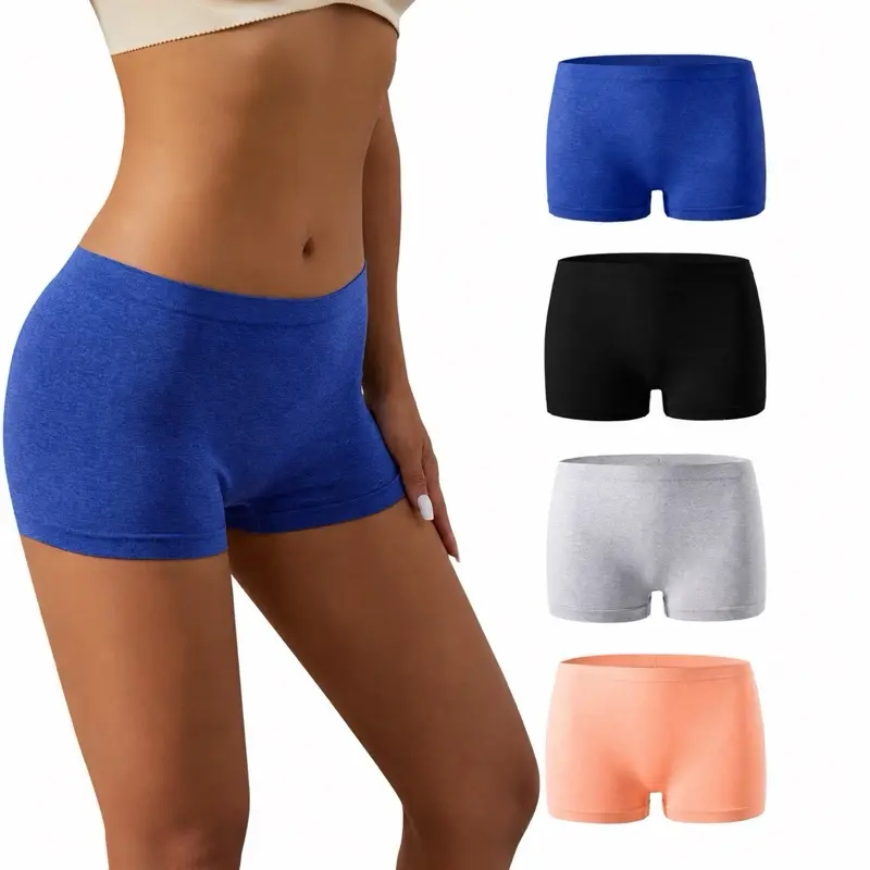 Women's Seamless Boyshorts - Soft Stretch Boxer Briefs, Breathable & Comfortable underwear.