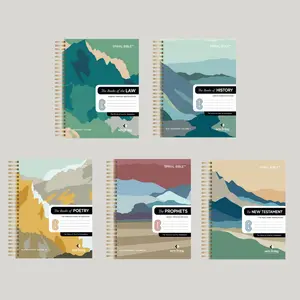 Spiral Bible – NLT Complete Bible Journaling Bundle (5-Volume Set)