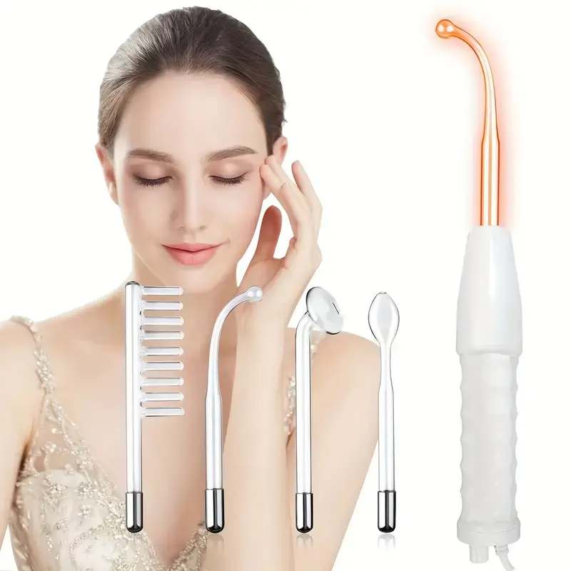 4-in-1 Facial Beauty Machine - Portable Vibration Massage Skincare Tool Set for Family Use