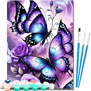 Paint by Numbers Kit for Adults Beginner,Easy Adult Paint by Number Kits on Canvas DIY Painting for Surprise Gift Home Wall Decor 16x20 Inch