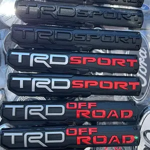 Set of 2 TRD Off Road Sport Pro Emblem Decal Self adhesive Badge Stickers for Sport Pro SR5 V6 4X4 Truck Tundra Tacoma