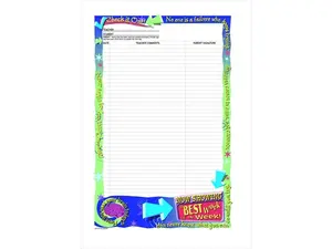 Hammond and Stephens 082124 Tyvek My Best Work School And Homework Envelope - Pack 100