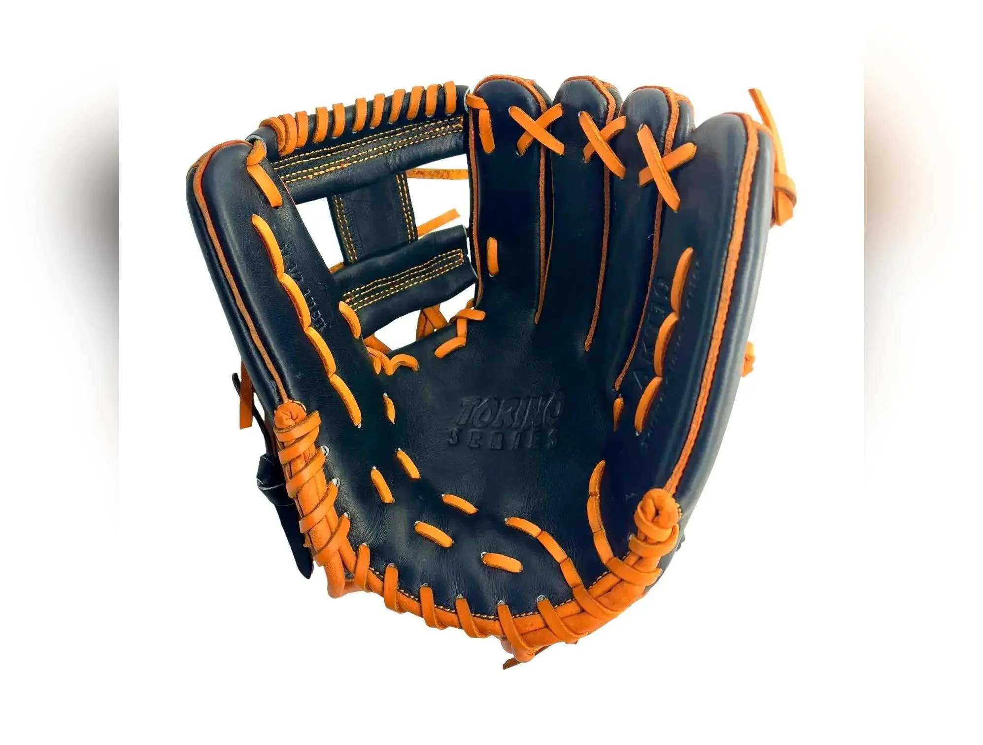 Akadema Torino Series 11.5” Inch Black Orange I Web Infielders Glove