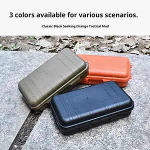 EDC Storage Box Outdoor Waterproof Shockproof Pressure-Proof Sealed Field Survival Kit Tool Box Tactical Gadgets High Purity PP Regrind