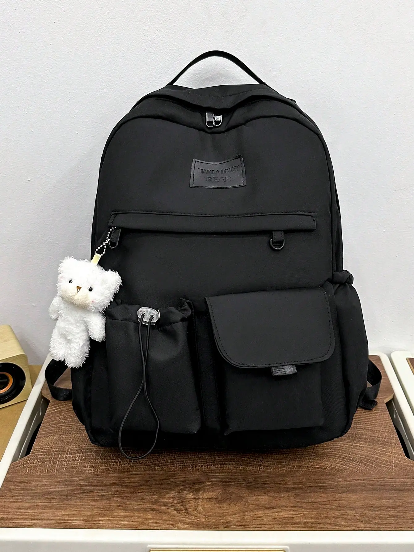 Solid Color Casual Large Capacity Laptop Backpack for Youth - Waterproof, Lightweight Daypack, Convenient for Carrying Laptops, Ideal for School & Travel, Laptop Compartment Backpack