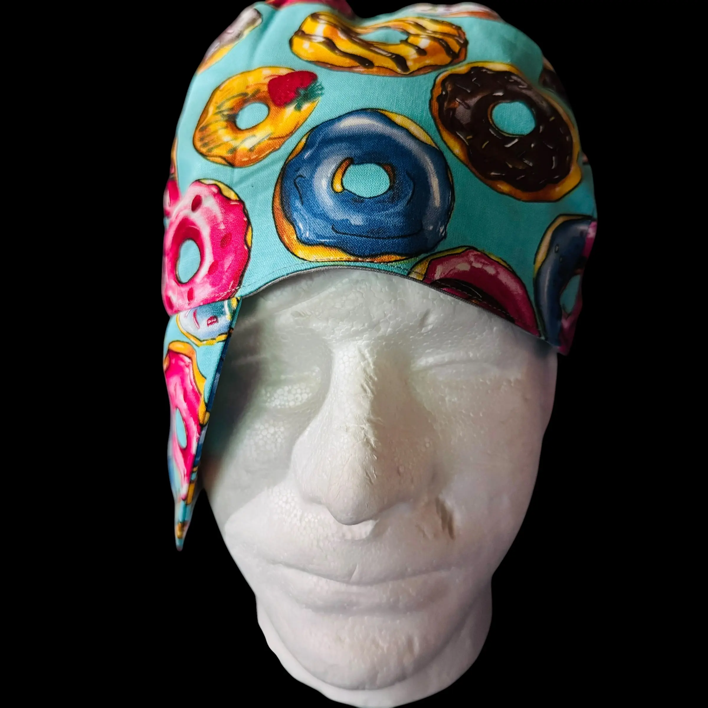 Doughnuts Welding Cap 100% Cotton Made to order in your requested Size Cap Design Tailored Custom Hat Safety Cap
