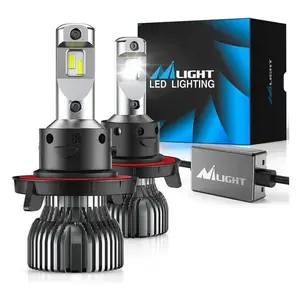 Nilight H13/9008 LED Car Headlight Bulbs, E30 Series, 70W, 14000LM, 6500K, IP67 Waterproof, 2-Pack, Car Headlights