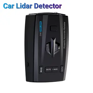 1 Advanced Car Laser Radar Detector, Long Range 300- 1000m /984-3280 Feet, Multi-Mode Speed Radar with Voice Alert, Speed Warning System, City/Highway/Silent/Auto Silent Mode, 360-Degree Detection, Chinese/English/Russian Language, Durable Plastic Structu
