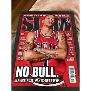 Magazine Derrick Rose Chicago Bulls NBA Cover Poster -Unframe