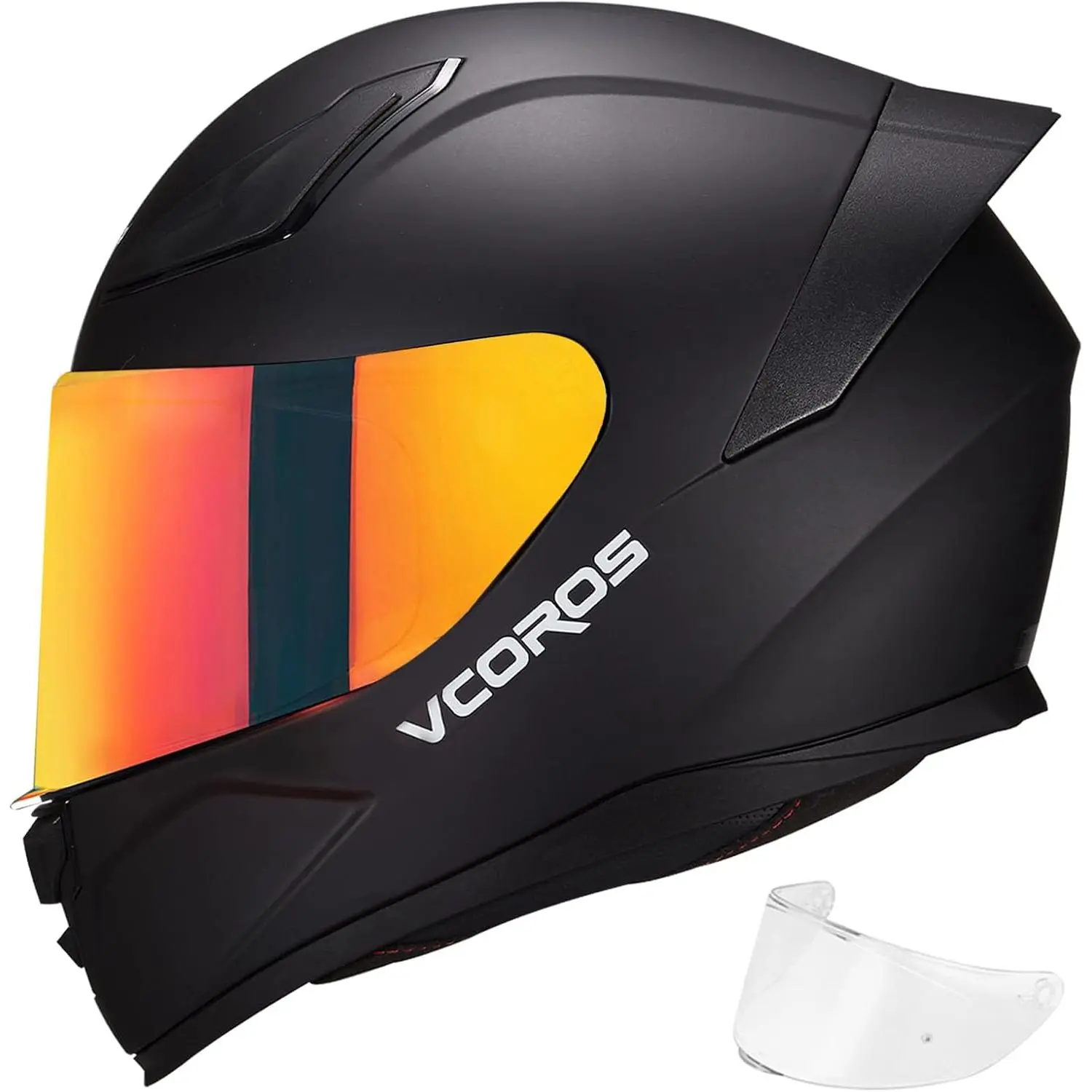 Motorcycle Full Face Helmet for Unisex-Adults DOT Approved WS-609 Motorbike Bike Racing Helmets