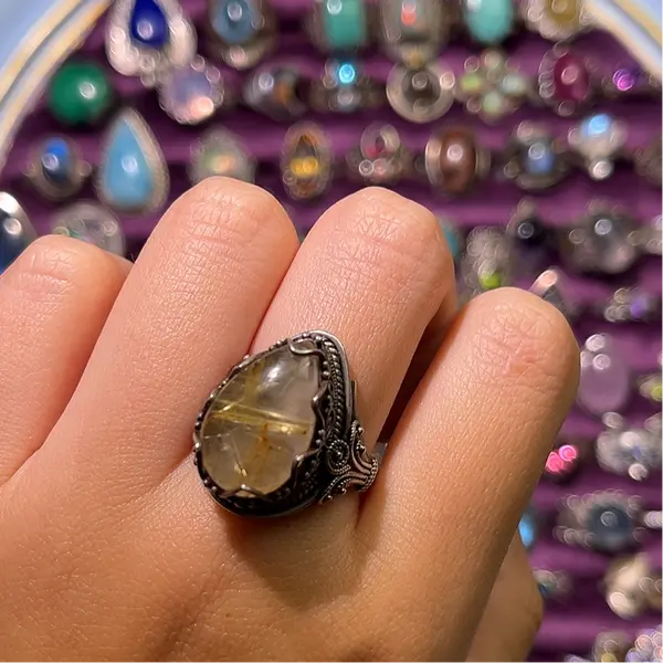 [Quick sale] Natural Crystal Rings