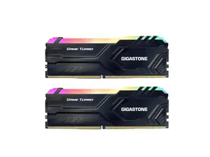 Gigastone GST Game Pro RGB 32GB (2 x 16GB) 288-Pin PC RAM DDR4 3200 (PC4 25600) Memory (Desktop Memory) Model DDR4-3200-16U-2-GST-RGB-GameTurbo-Black