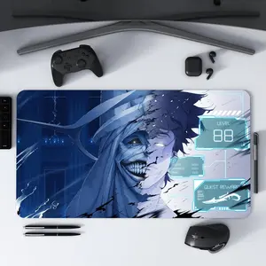 Solo Leveling Desk Mat, Sung Jin Woo Mousepad, Gamer Desk Decor, Perfect Gift for Solo Leveling Fans