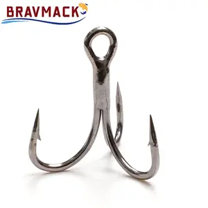20pcs/pack Super Strong Treble Hooks Super Slide Coated and Ultra Anti Rust Coated for Lure Fishing Fresh Water Sea Fishing Fishing Accessories Fishing Tackle
