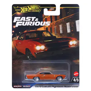Fast & Furious 2025 ’70 Custom Plymouth Roadrunner, 1:64 Scale, Diecast Model Car