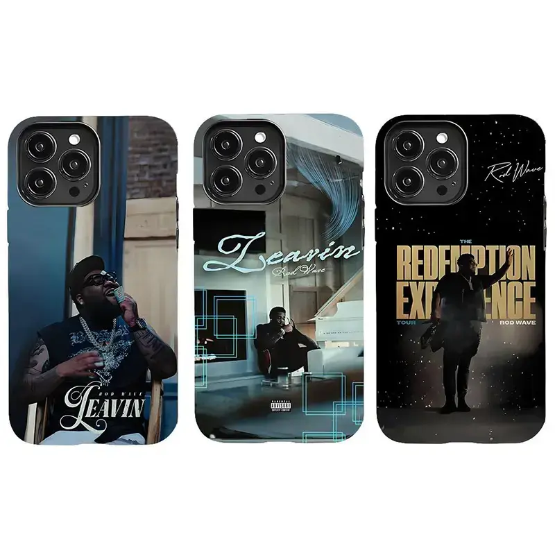 Rod Wave Leavin The Redemption Experience Tour Custom Hip Hop Rap Cellphone Case, Edgy Streetwear Aesthetic Polycarbonate Heavy-Duty Shockproof Casing with Impact Resistance, Phone Accessories for iPhone 17 Pro Max 16 15 14 13 12 11 Devices, Gift, Protect