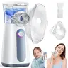 Portable Ultrasonic Nebulizers with 2 Modes, 1 Set Rechargeable Nebulizers with Mask & Mouthpiece, Personal Care Appliances for Home & Travel, USB Rechargeable Nebulizer, Portable Nebulizer Machine