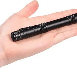 Portable LED Clip Mini Flashlight, Aa Dry Battery Powered, Pen Shape Light, Xpe Bulb, Ideal for Daily Use, Emergency, Home Use, Handheld Bright Flashlight