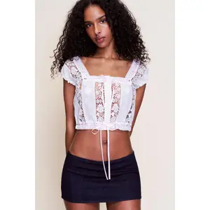 Micro Mini Denim Skirt