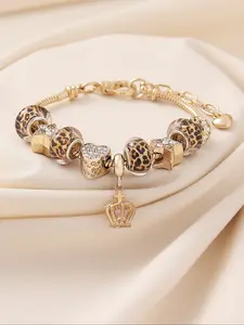 Elegant Leopard Print Pendant Necklace, Adjustable DIY Copper Chain, Perfect Gift for Women, Party Wear, Daily Use