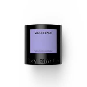 Violet Ends - 8.5oz Candle - Rhubarb, Violet + Incense
