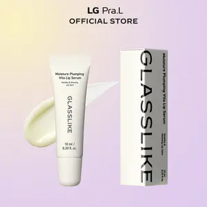 [LG Pra.L] GLASSLIKE Plumping Vita Lip Serum | Instant Lip Plumper with Hyaluronic Acid & Vitamin C, Hydration & Glass Lip Care, Korean Skincare, Lip Wrinkle Care, Moisture Plumping Hypoallergenic Lip Care, Device Pairing Lip Serum