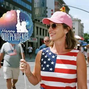 Custom Round Photo Balloon - Personalized Birthday Party & 4th of July Event Decoration, Printable Own Image, Bright Vivid Print, Durable, Fade-Resistant Ink, Fast US Shipping, TikTok Shop Exclusive
