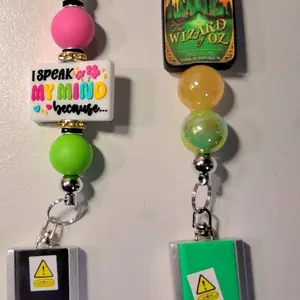 Customizable Keychain Flashlight - Compact & Practical - Pick Your Color - Personalized Accessory for Style - Includes Additional Beads
