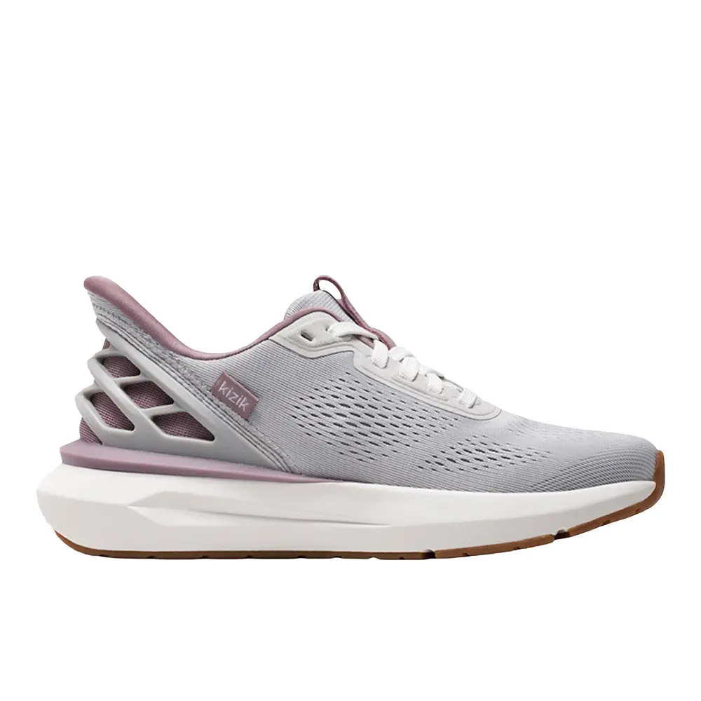 Kizik Womens Athens 2 Lace Up Sneakers Shoes Casual - Grey
