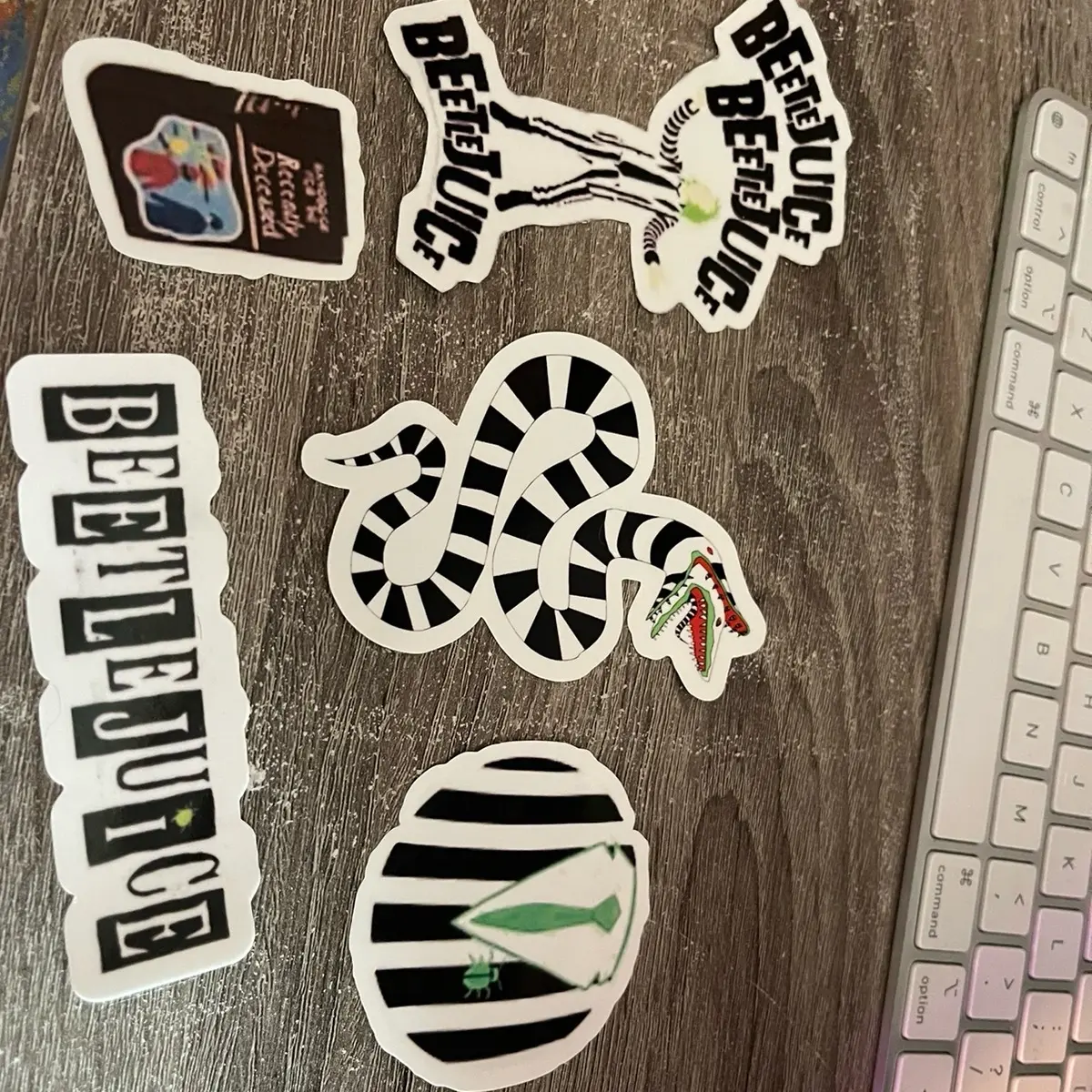 Beetle juice stickers pack