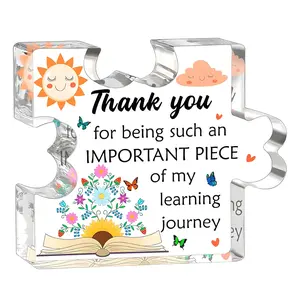Unique Acrylic Desktop Sign for Teachers Gift, Perfect Teacher Appreciation Gift for Men & Women, Ideal for Classroom & Office Decoration, Home Office Decor, Decorative Plaque