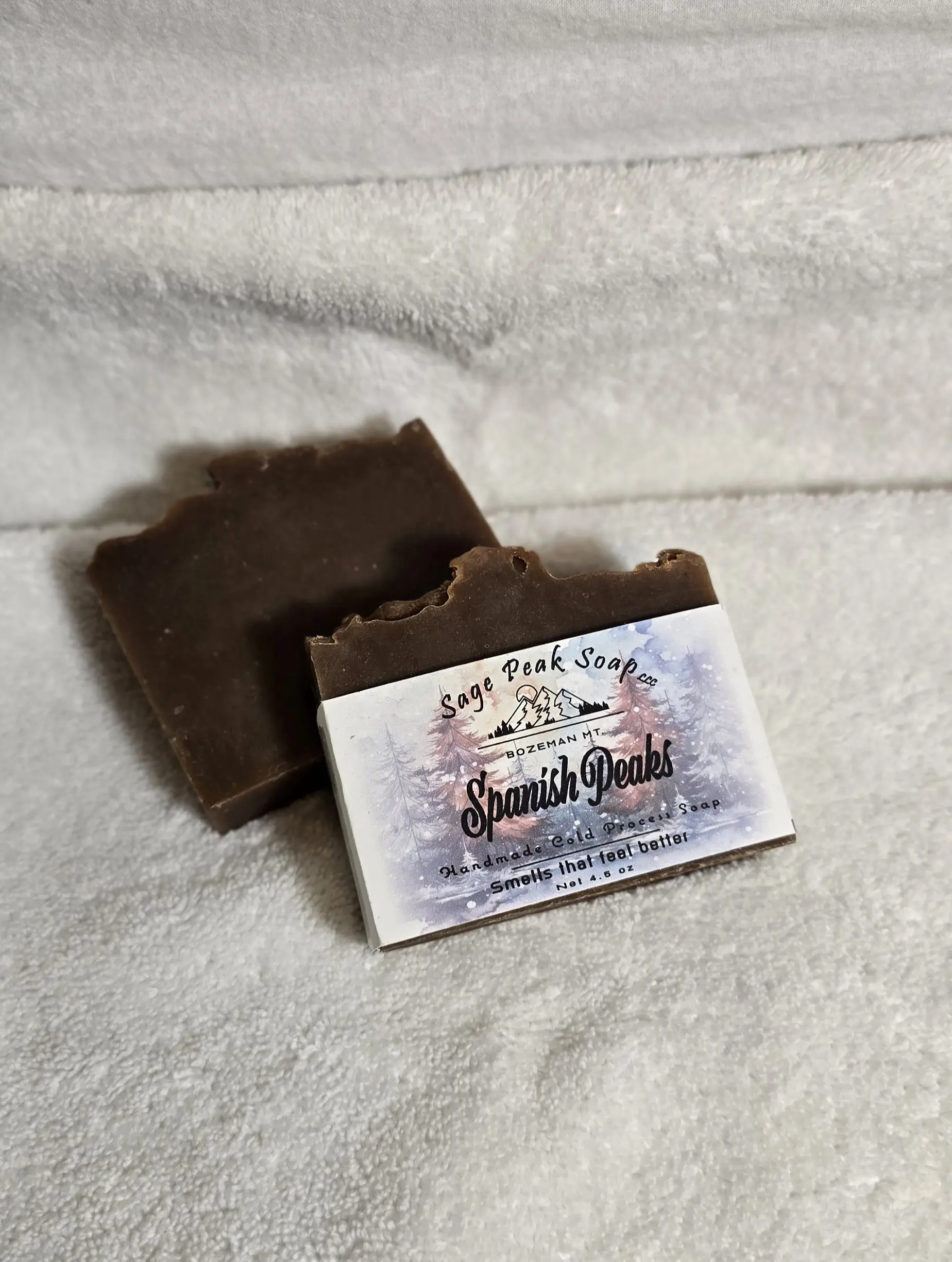 Spanish Peaks Cold Process Soap- Sage Peak Soap LLC.
