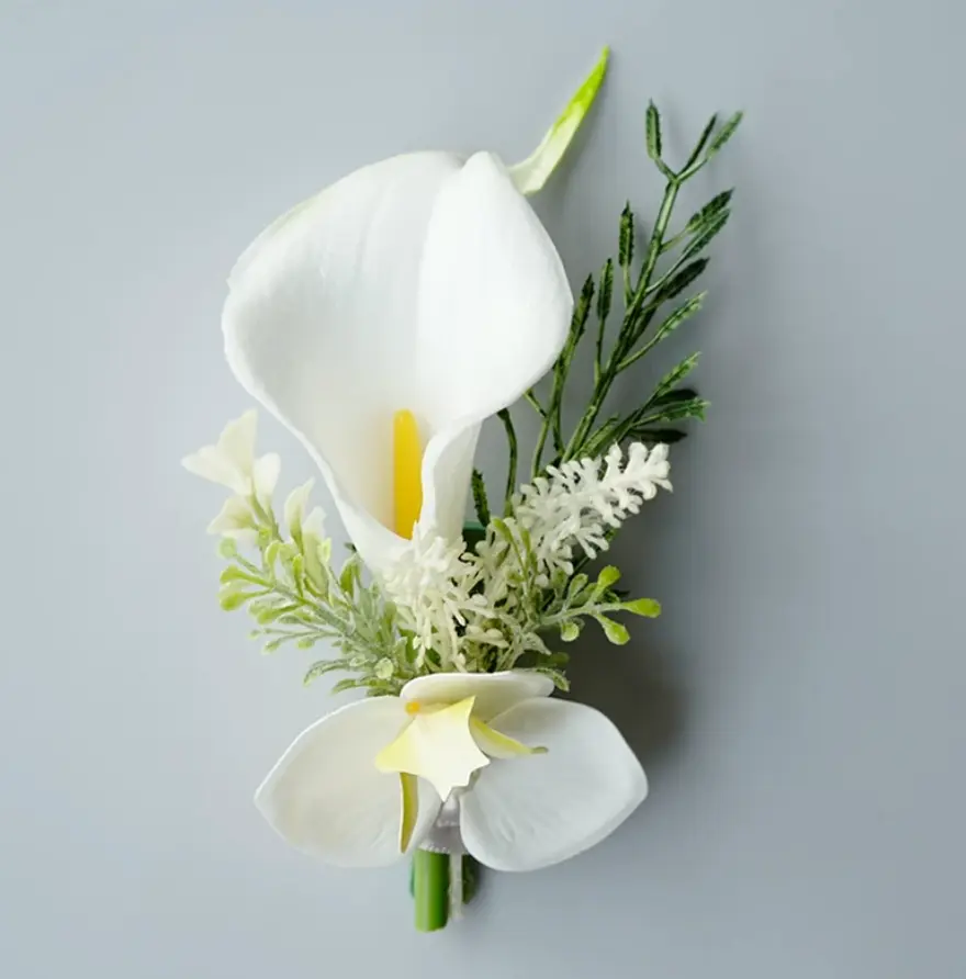 Timeless Calla Lily Wedding Corsage Collection Category: Wedding Supplies > Boutonnieres & Corsages