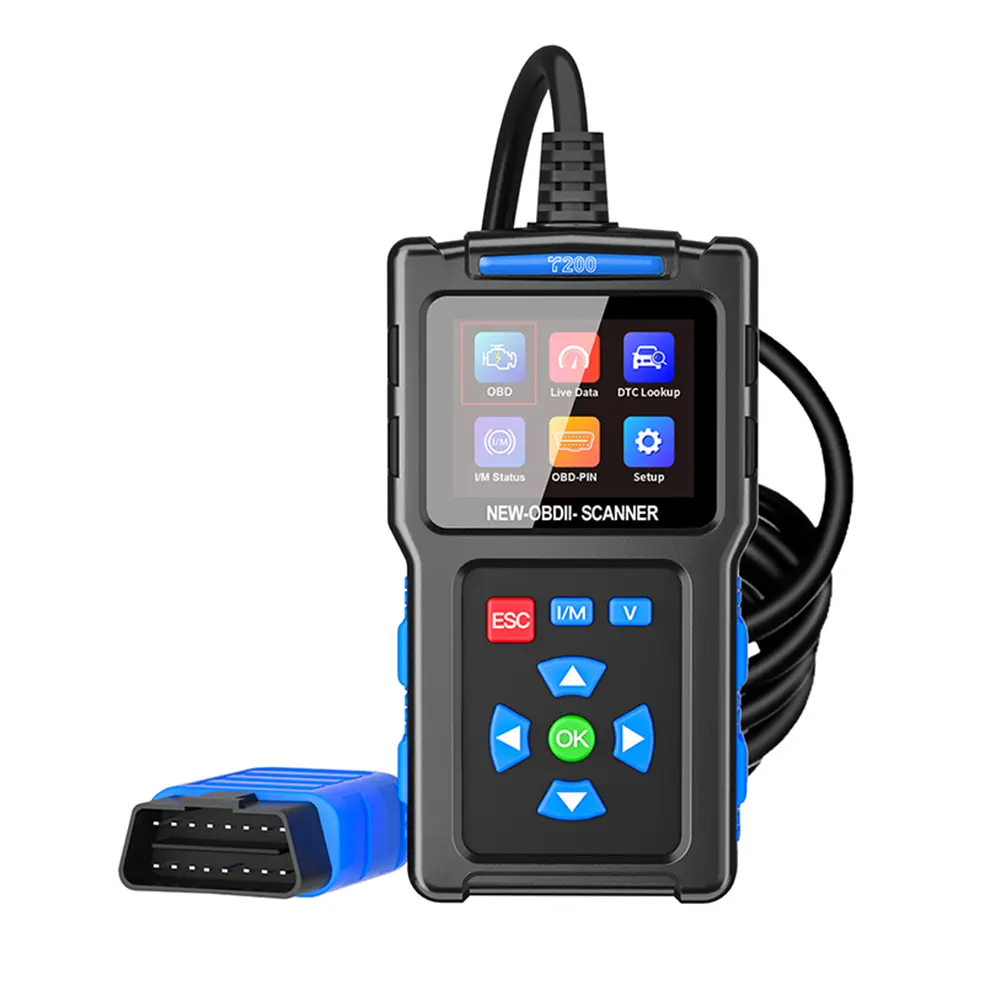 OBD2 Scanner Diagnostic Tool for Cars That Check Engine Light Emissions Readiness Read and Clears Vehicle Error Codes for All OBD II Protocol Vehicles